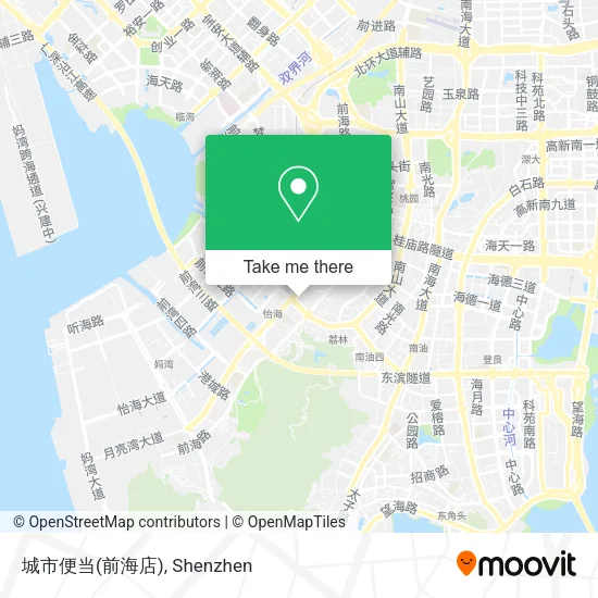 城市便当(前海店) map