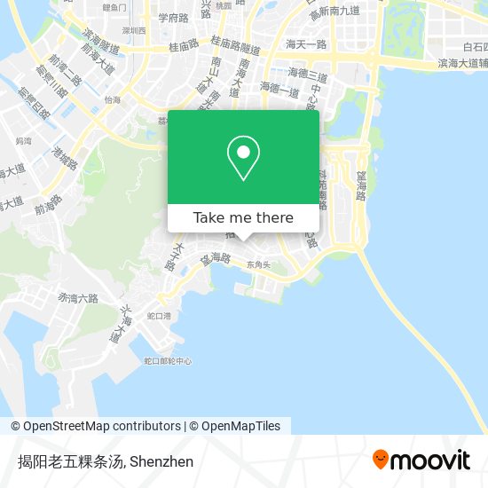 揭阳老五粿条汤 map