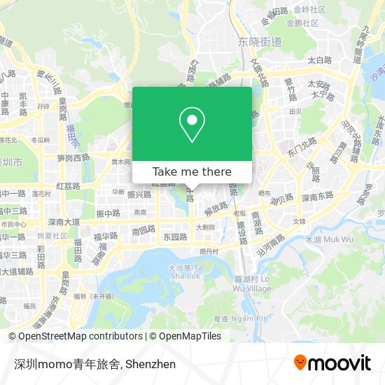 深圳momo青年旅舍 map
