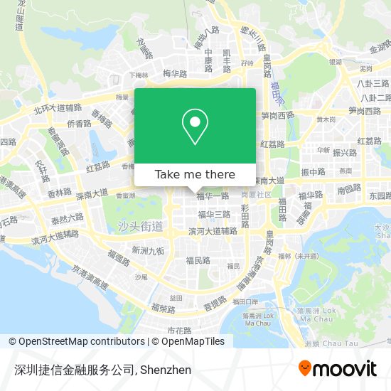 深圳捷信金融服务公司 map