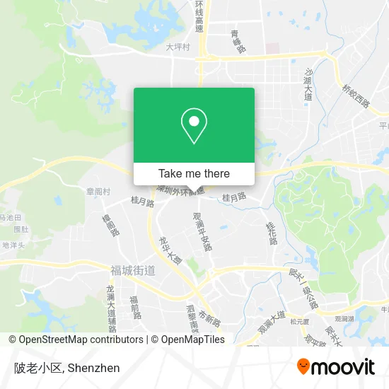 陂老小区 map