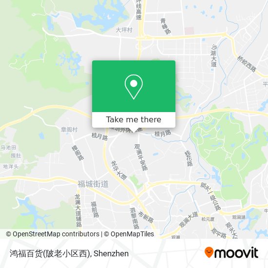 鸿福百货(陂老小区西) map
