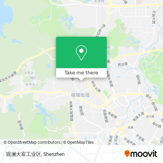 观澜大富工业区 map