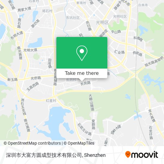 深圳市大富方圆成型技术有限公司 map
