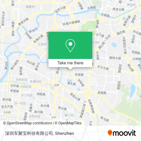 深圳车聚宝科技有限公司 map