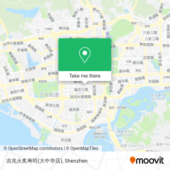 吉兆火炙寿司(大中华店) map