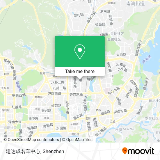 建达成名车中心 map