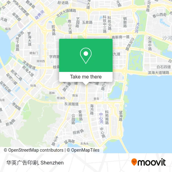 华英广告印刷 map