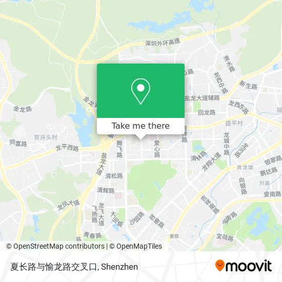 夏长路与愉龙路交叉口 map