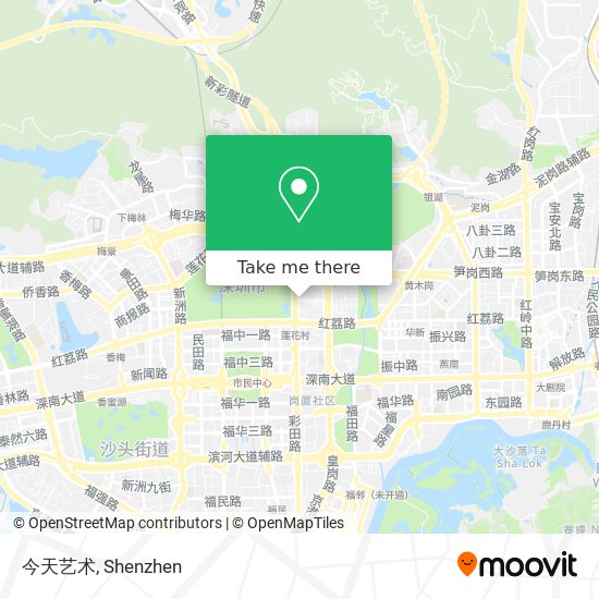 今天艺术 map