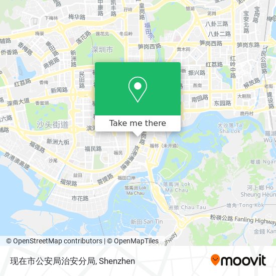 现在市公安局治安分局 map