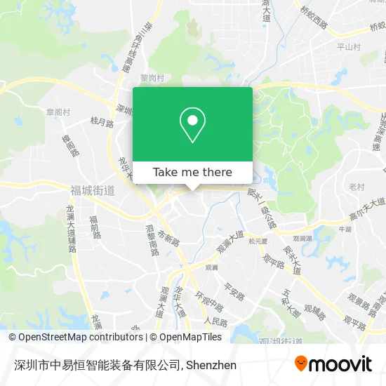 深圳市中易恒智能装备有限公司 map