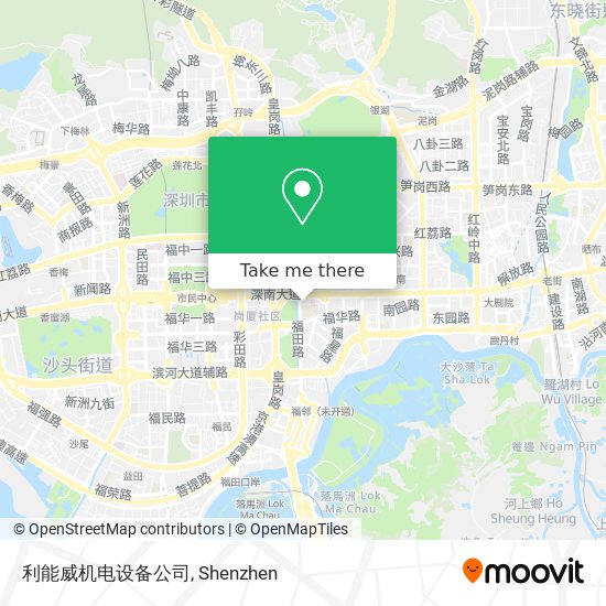 利能威机电设备公司 map