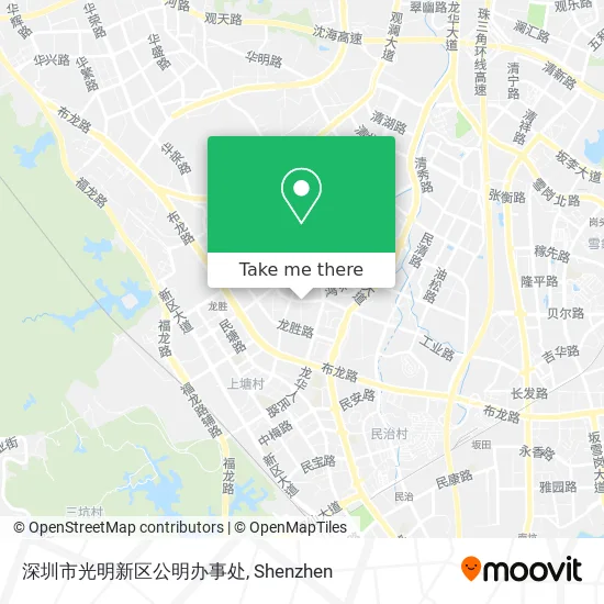深圳市光明新区公明办事处 map