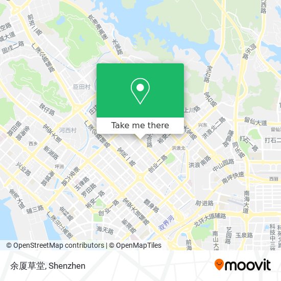 余厦草堂 map