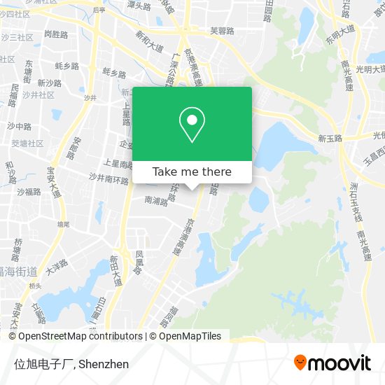 位旭电子厂 map