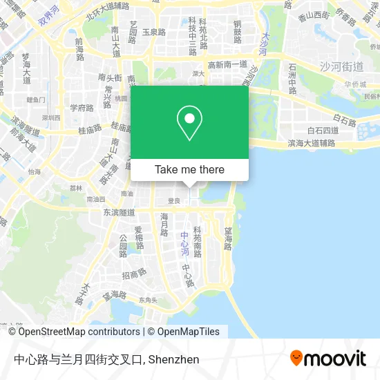 中心路与兰月四街交叉口 map