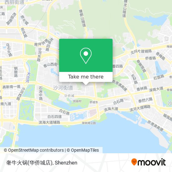 奢牛火锅(华侨城店) map