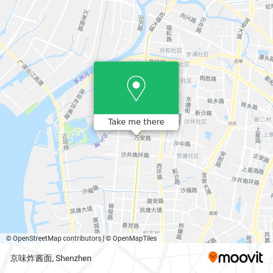 京味炸酱面 map