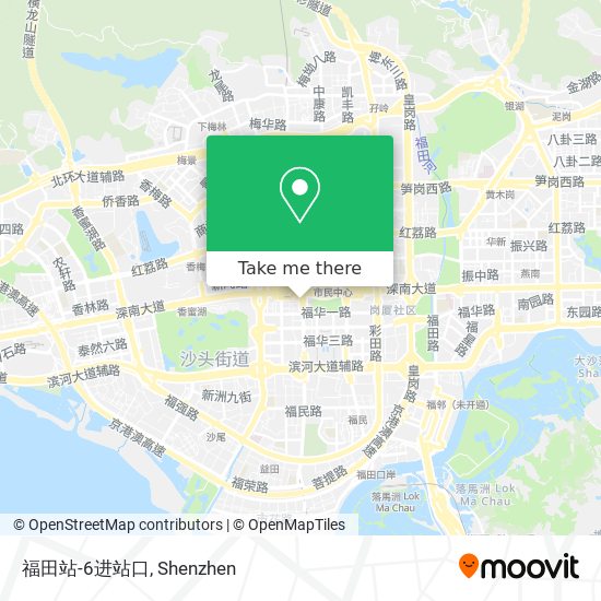 福田站-6进站口 map