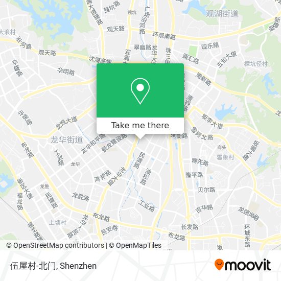 伍屋村-北门 map