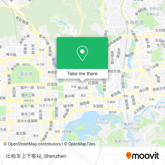 出租车上下客站 map