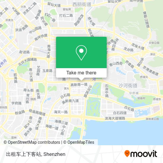 出租车上下客站 map