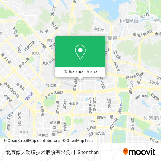 北京傲天动联技术股份有限公司 map