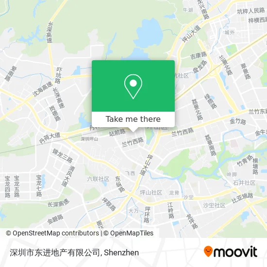 深圳市东进地产有限公司 map