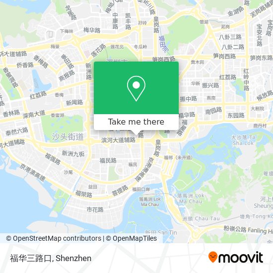 福华三路口 map