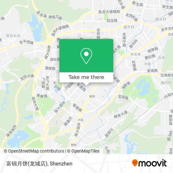 富锦月饼(龙城店) map