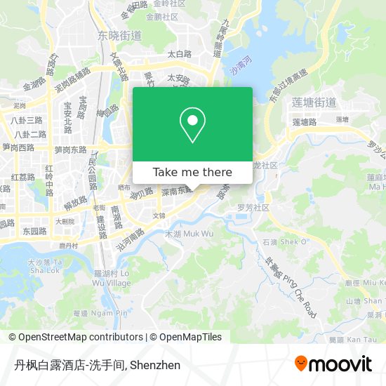 丹枫白露酒店-洗手间 map