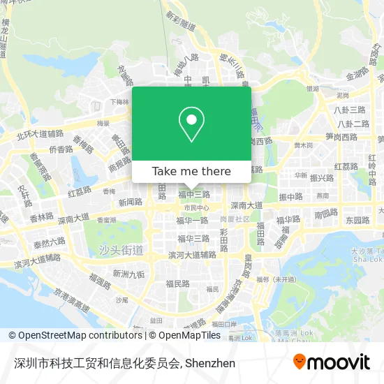 深圳市科技工贸和信息化委员会 map