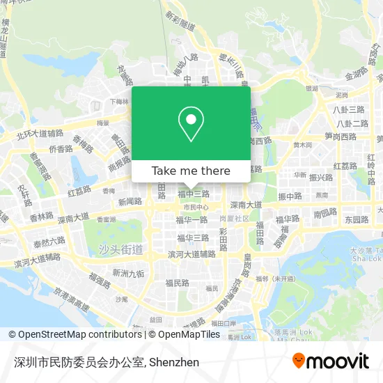深圳市民防委员会办公室 map