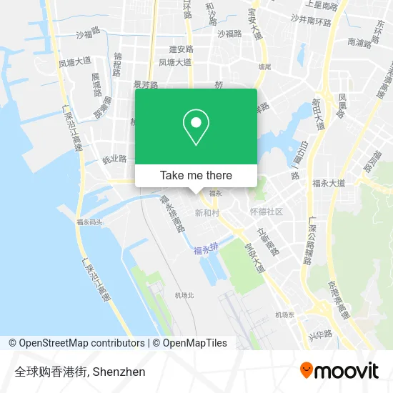 全球购香港街 map