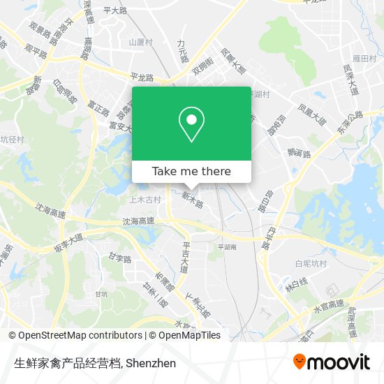 生鲜家禽产品经营档 map