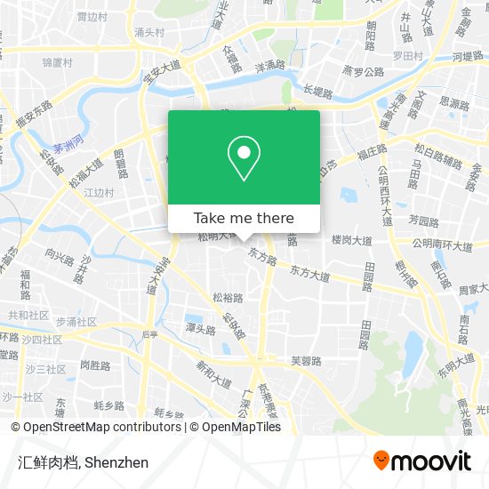 汇鲜肉档 map
