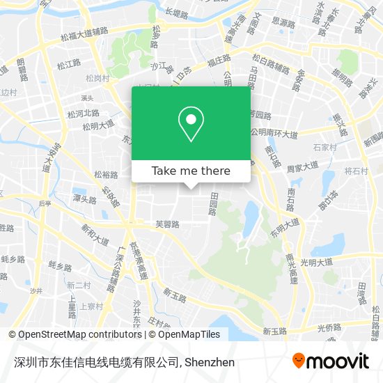 深圳市东佳信电线电缆有限公司 map