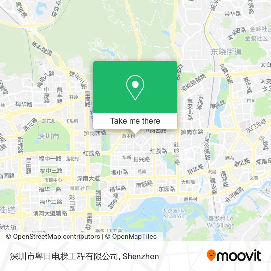 深圳市粤日电梯工程有限公司 map