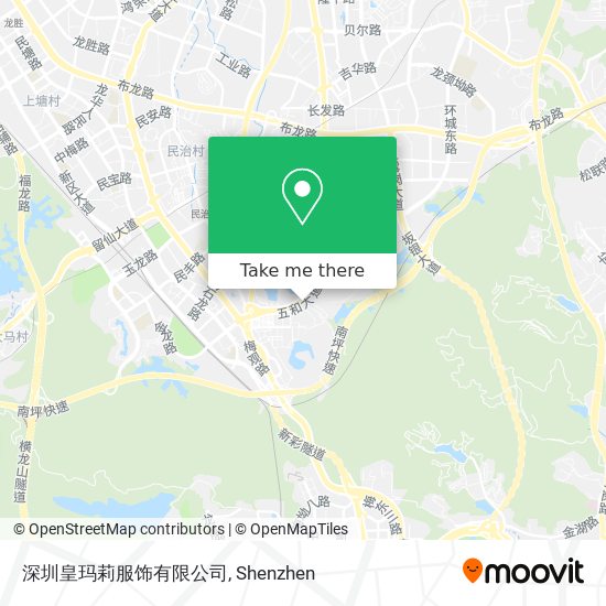 深圳皇玛莉服饰有限公司 map