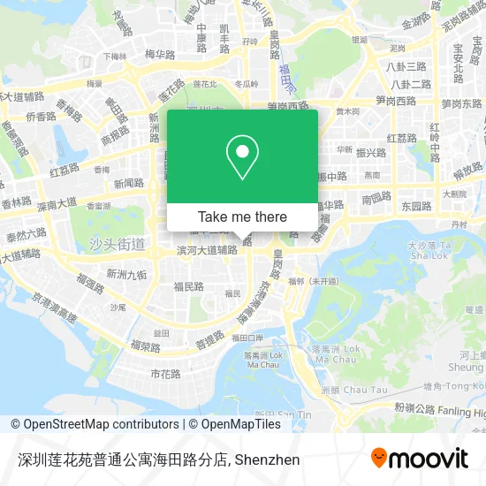 深圳莲花苑普通公寓海田路分店 map