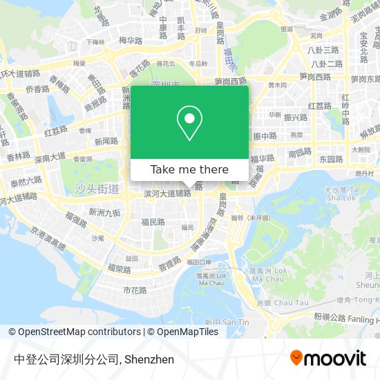 中登公司深圳分公司 map