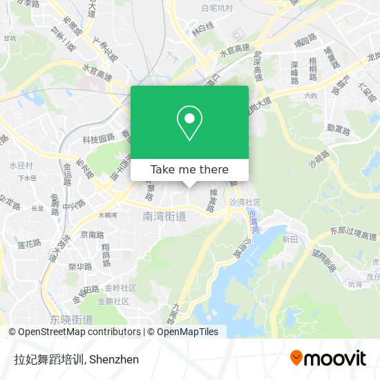 拉妃舞蹈培训 map