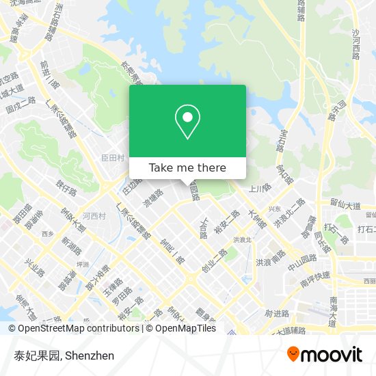 泰妃果园 map