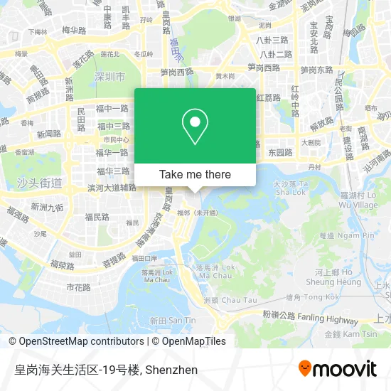 皇岗海关生活区-19号楼 map