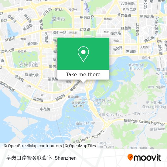 皇岗口岸警务联勤室 map