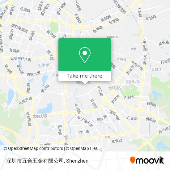 深圳市五合五金有限公司 map