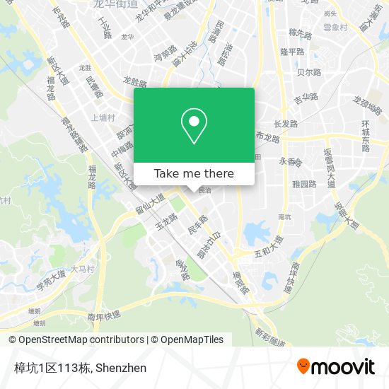 樟坑1区113栋 map