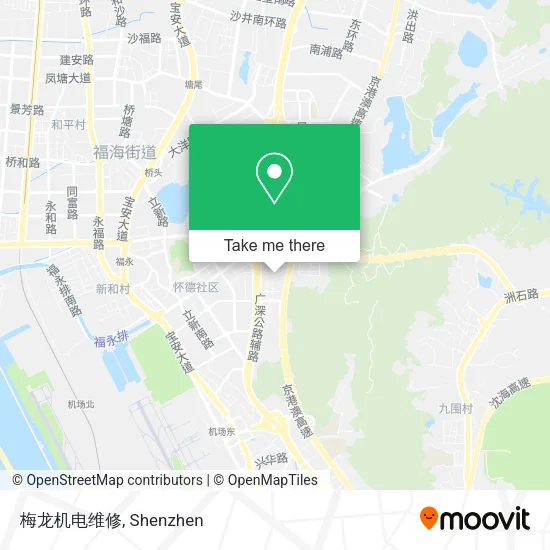 梅龙机电维修 map