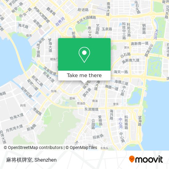 麻将棋牌室 map
